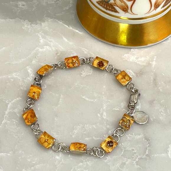 Vintage Sterling Silver Mexico Bracelet Designed by Mark Wasserman Samara - Picture 4 of 12